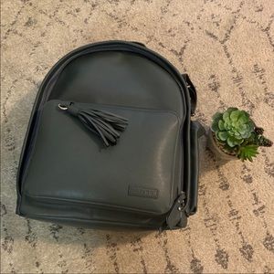 Skip Hop Greenwich Leather Diaper Bag